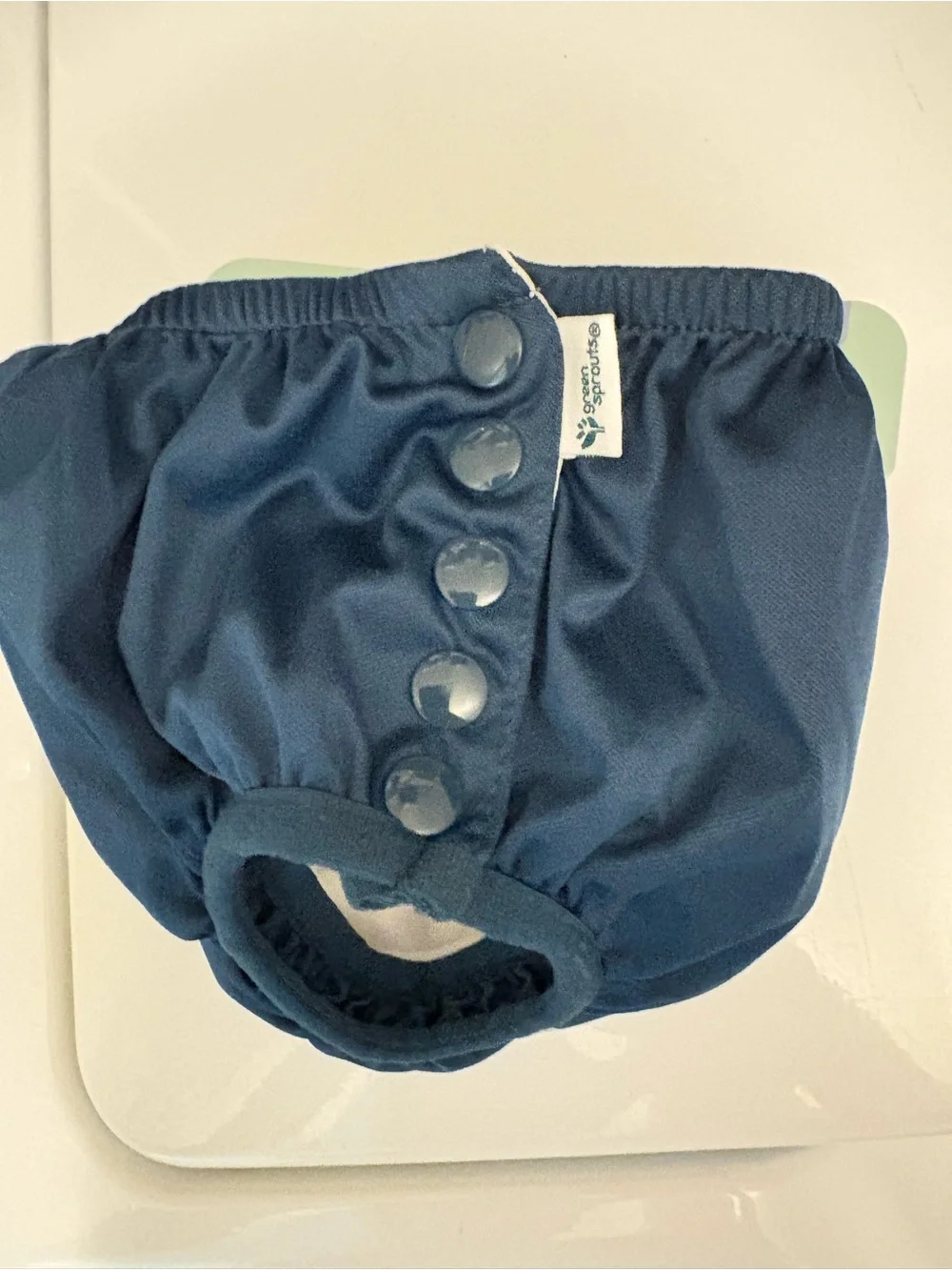Green Sprouts: Reusable Snap Swim Diaper - Navy Blue